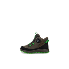 ECCO Exostrike K Childrens Walking Shoes Waterproof - Bottines imperméable en nubuck pour enfant - Vert - 40