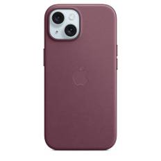 APPLE - iPhone 15 FineWoven Case with MagSafe - Mulberry ACCS