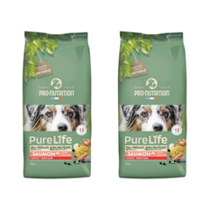 2 x Purelife Medium Adult - Kornfrit Hundefoder - 12 kg