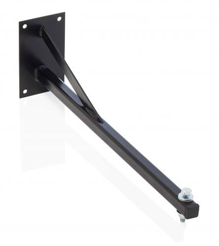 KR Sign Light on 450mm spigot with straight brace to carry 1 x small/medium LED floodlight up to 4kg