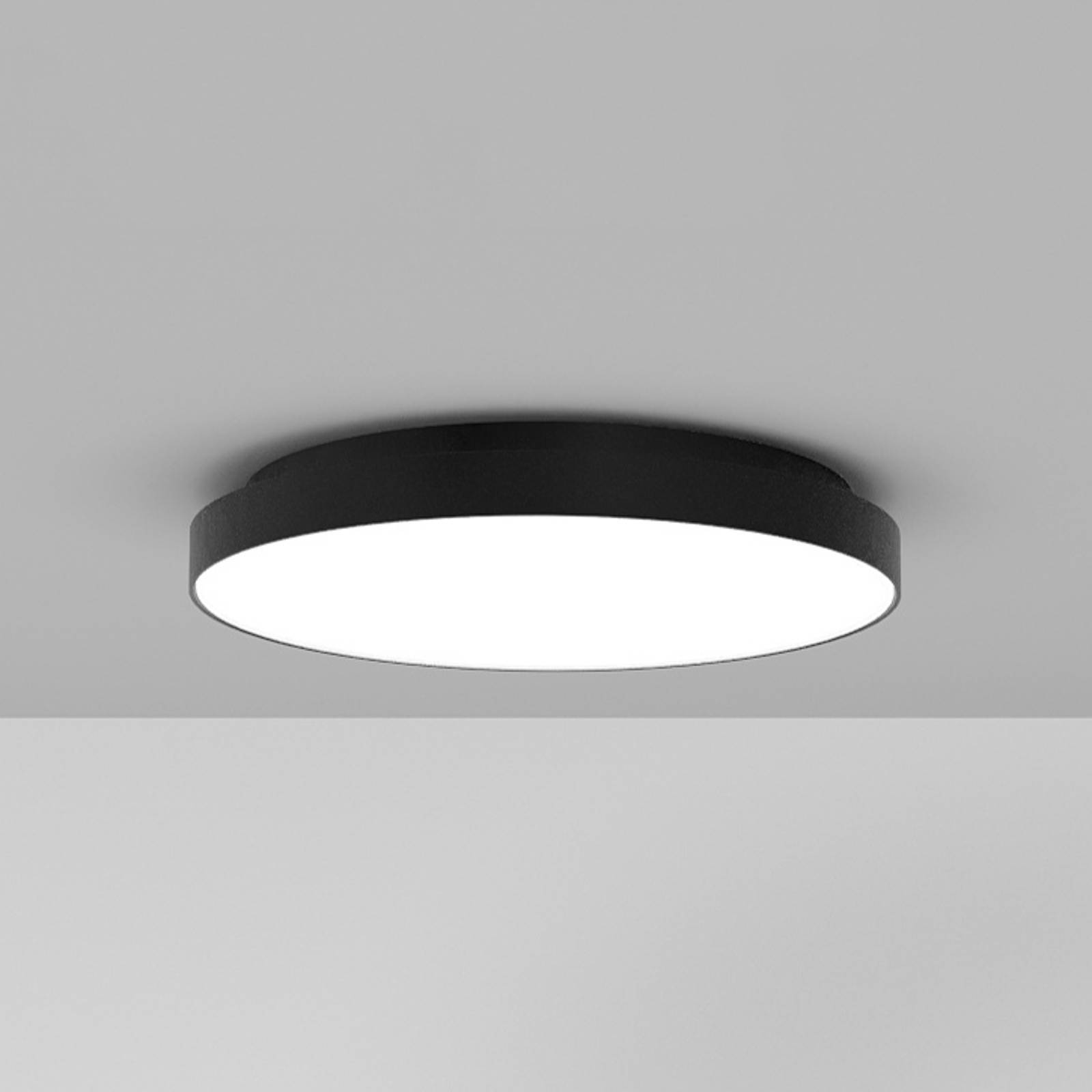Rotaliana Designer loftslampe Venere W2, Sort, Stue/spisestue, Aluminium, Design