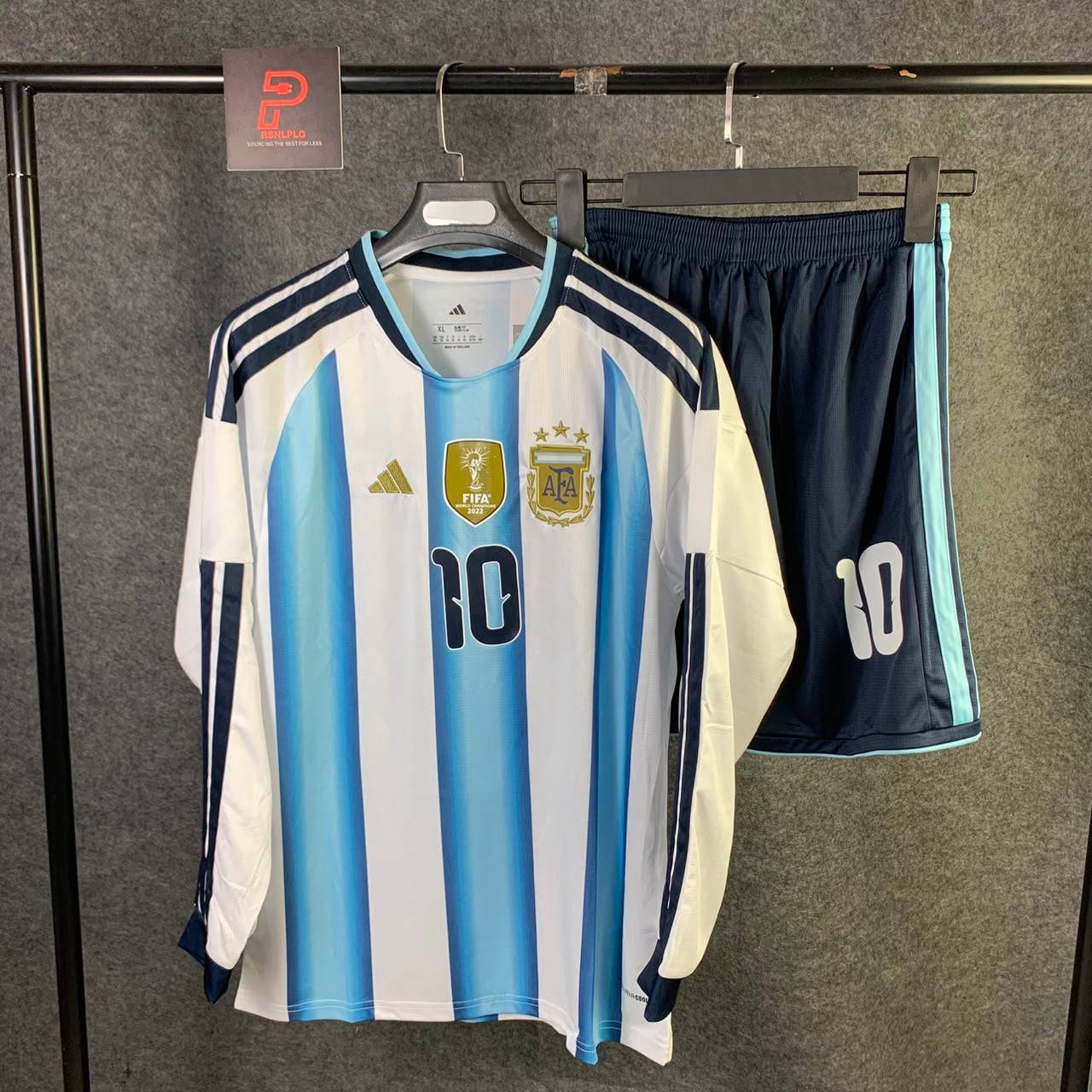 Argentina World Cup 2026 Long Sleeve Away Kit (Please put your preferred number and name in the order note) - Player Name / L / Jersey