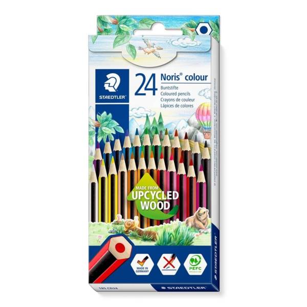 STAEDTLER Noris colour 185, färgpennor, 24 st