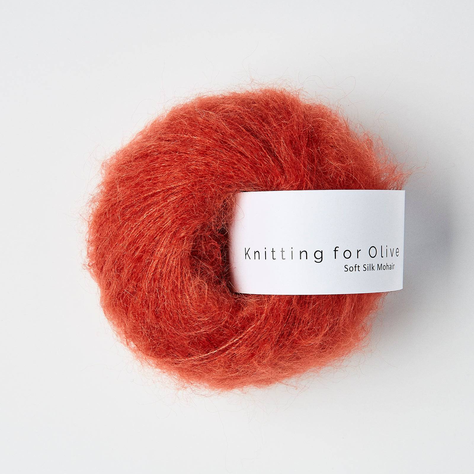 KFO Soft Silk Mohair - Granatæble - Knitting for Olive garn - KFO339