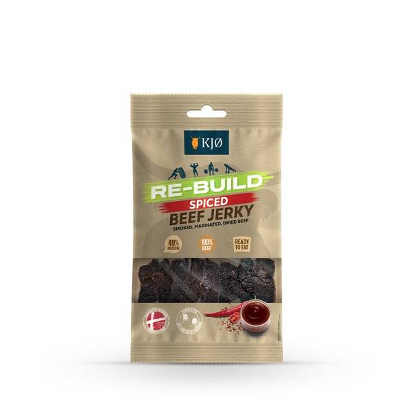Kjø - Re-build - Spiced Beef Jerky (25g).
