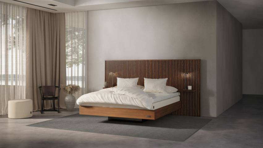 Carpe Diem Beds Hällsö Valnöt 210x210 cm