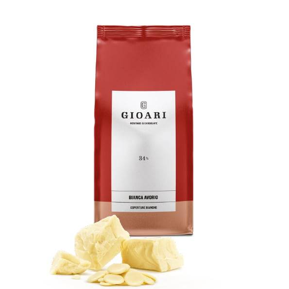 VIT CHOKLAD 34% BIANCA AVORIO GIOARI 3KG