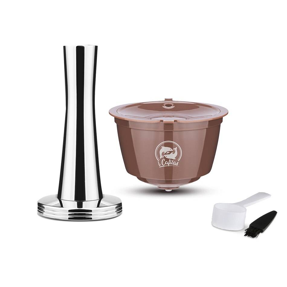 Icafilas uppgraderingsversion rostfritt stål återfyllbar för dolce gusto kaffekapsel för nescafe-maskin återanvändbart kaffefilter