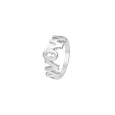 Mads Z Sølv Wow/Mom Ring - 56