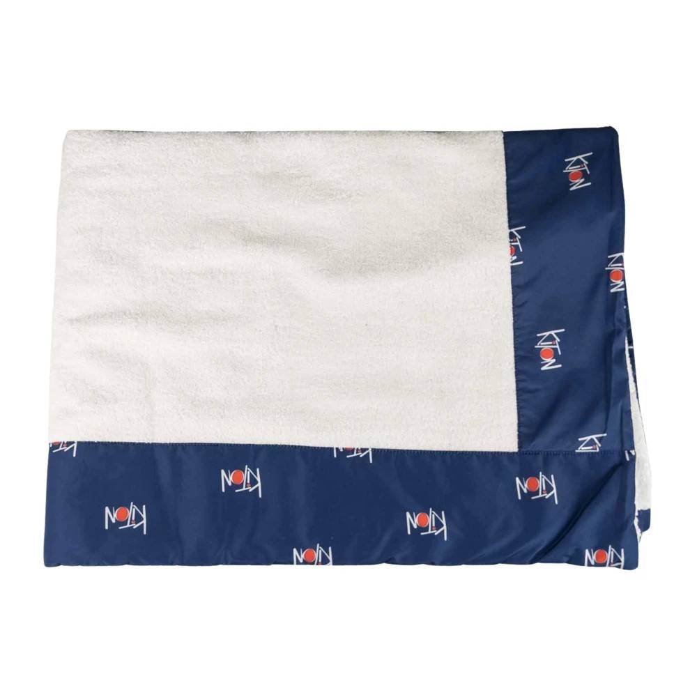 Kiton Bomuld strandhåndklæde - Home - unisex - Hvid - ONE SIZE - Bomuld