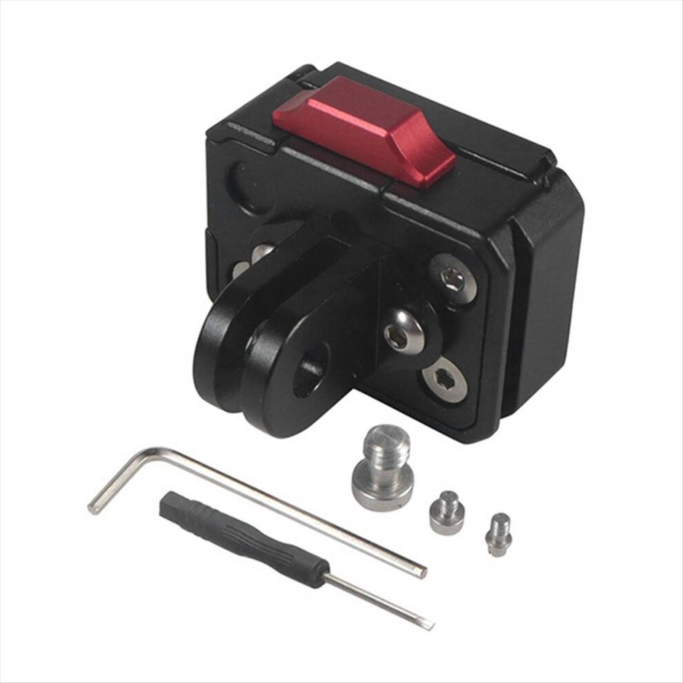 Anti-shake hurtigudløserbase 1/4 universal V-type pladesport