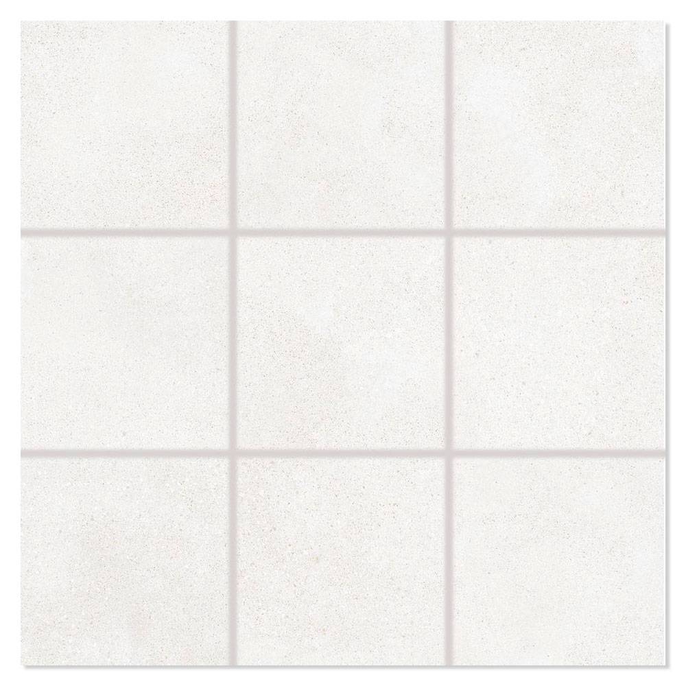 Mosaik Klinker Concreto Vit Matt 30x30 (10x10) cm