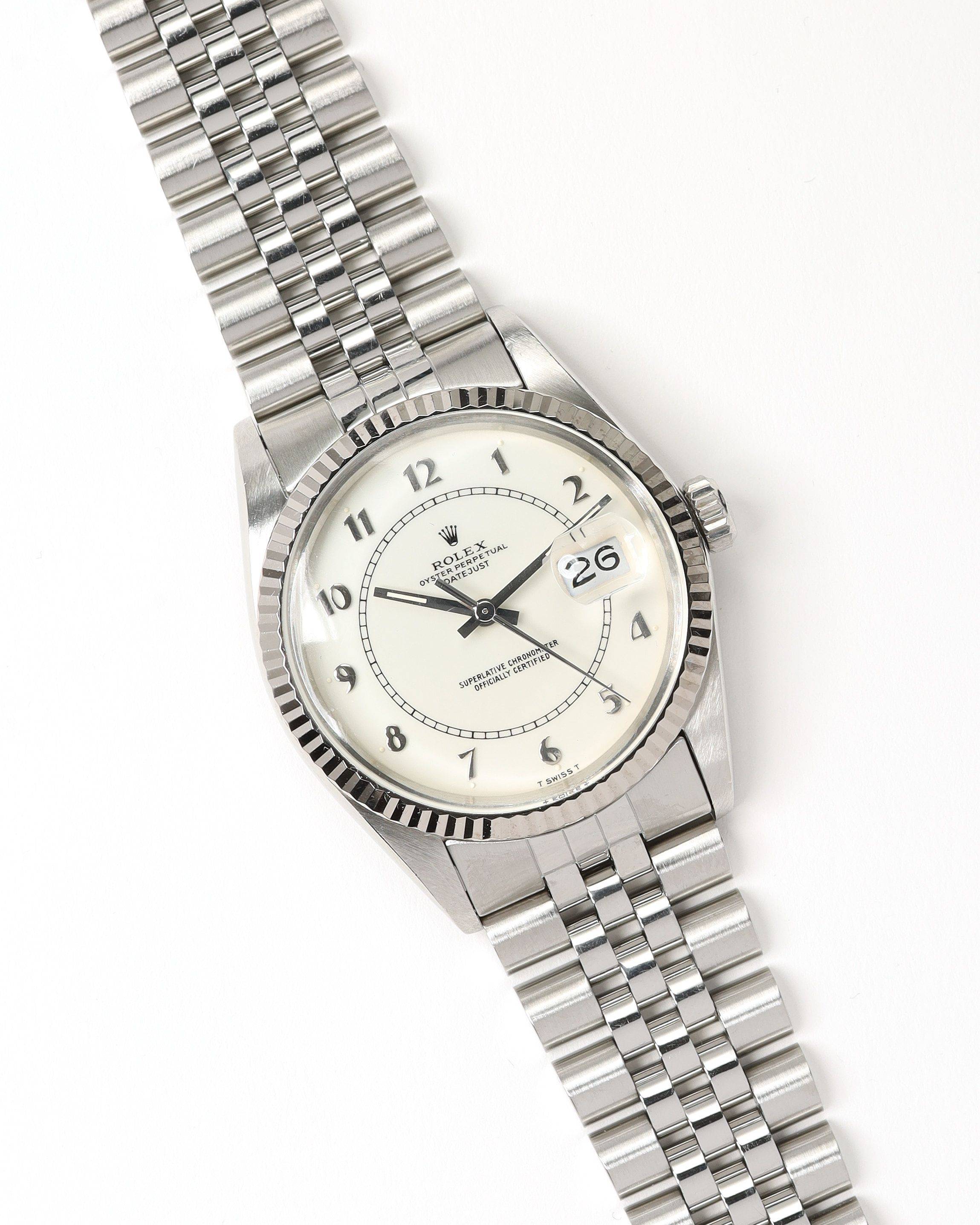 Rolex Datejust 36mm Rare Boiler Gauge 1985 Watch - Silver (One Size)