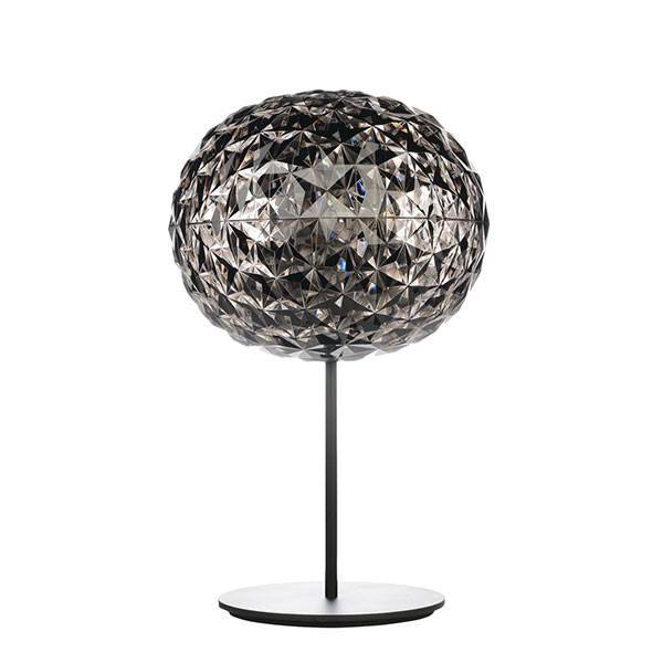 Kartell Planet LED-bordlampe med fod - Smoked.