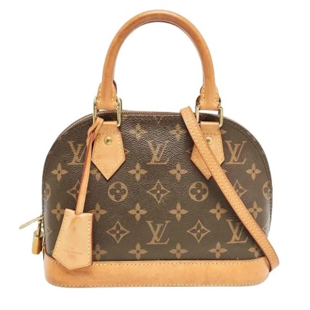 Louis Vuitton Vintage Pre-owned Alma Taske - Vintage - Dame - Brun - ONE SIZE - Uld