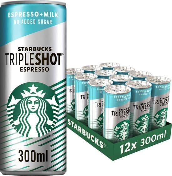 Starbucks Triple Shot Espresso Sugar Free 12 x 300 ml