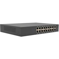 Longse 16-portars Gigabit switch med PoE