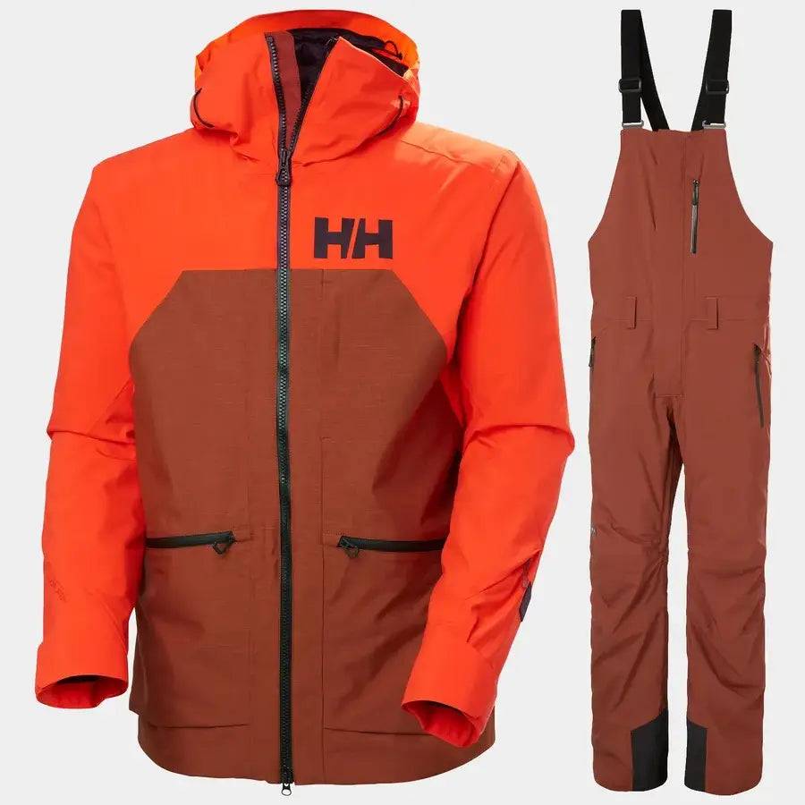 Helly Hansen Men's Straightline 2.0 & Legendary Bib Skisæt Herre - Iron Oxide - S