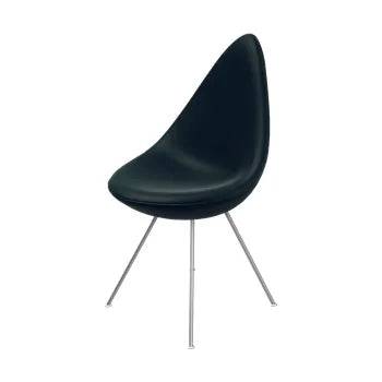 3110 Dråben af Arne Jacobsen Fuldpolstret / Aura læder / Sort - Jacobsen Plus