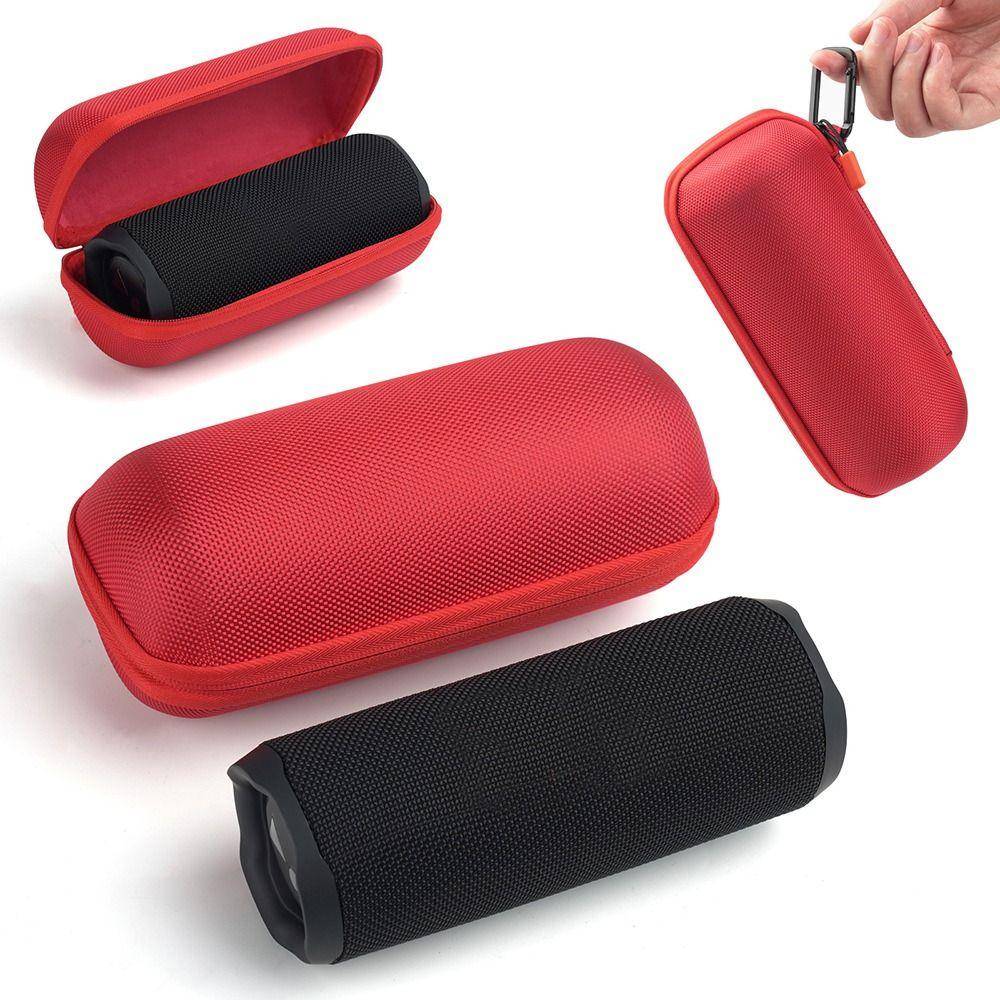 Stötsäker Högtalare Bärväska Skyddande Fodral för JBL FLIP 7 6 5 4 3 Högtalartillbehör röd