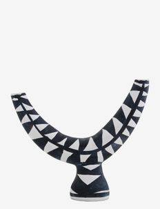 DAY Home Day Tribal Candle stick double - Ljusstakar & Ljushållare - BLACK/WHITE / multi