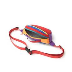 Color Block Fanny Pack For Women And Men, Lightweight Travel Waist Bag, Casual Crossbody Chest Bag, Sporty Fashion Bum Bag For Daily Use - Multicolor