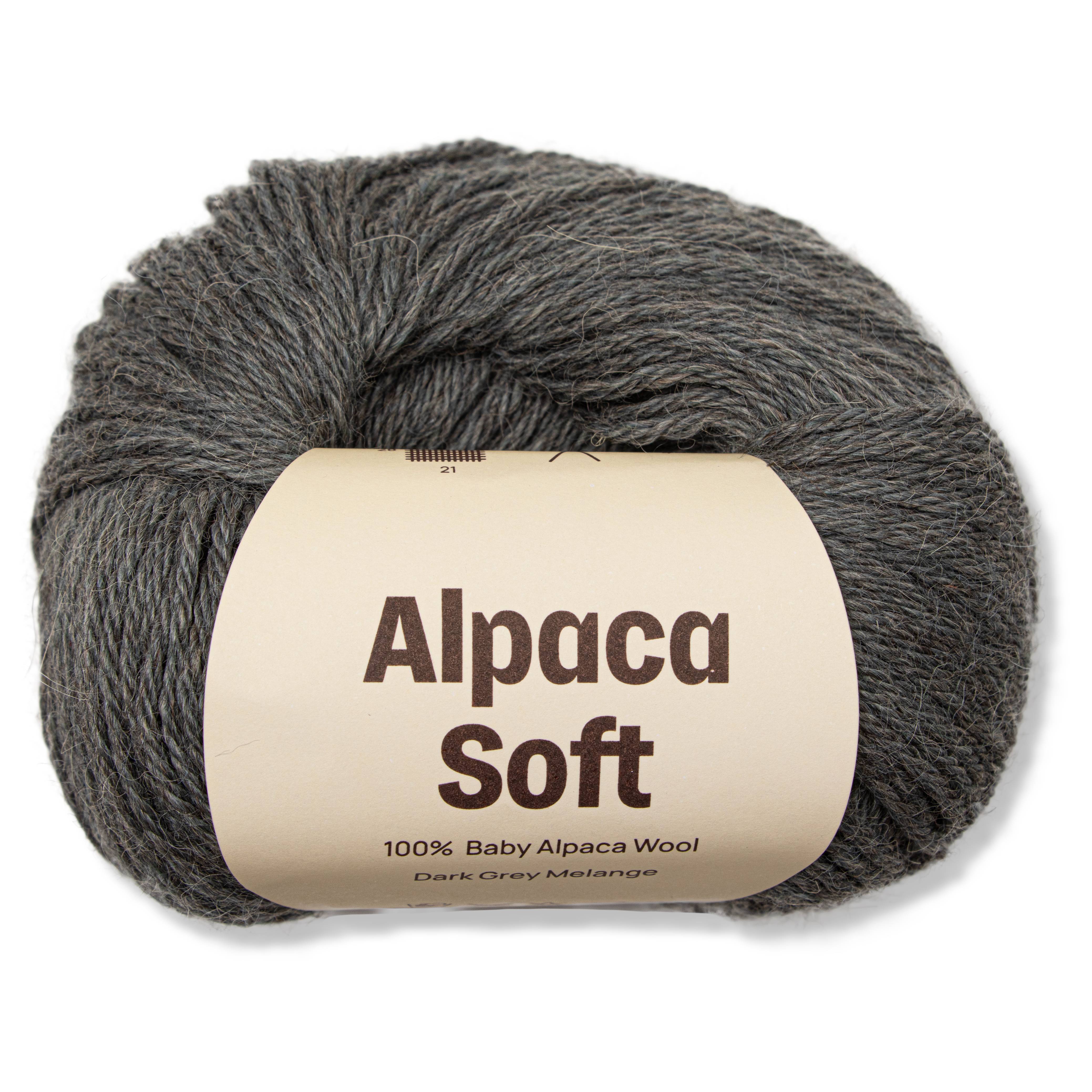 Alpacka Soft 50g Dark Grey Melange A235 Adlibris