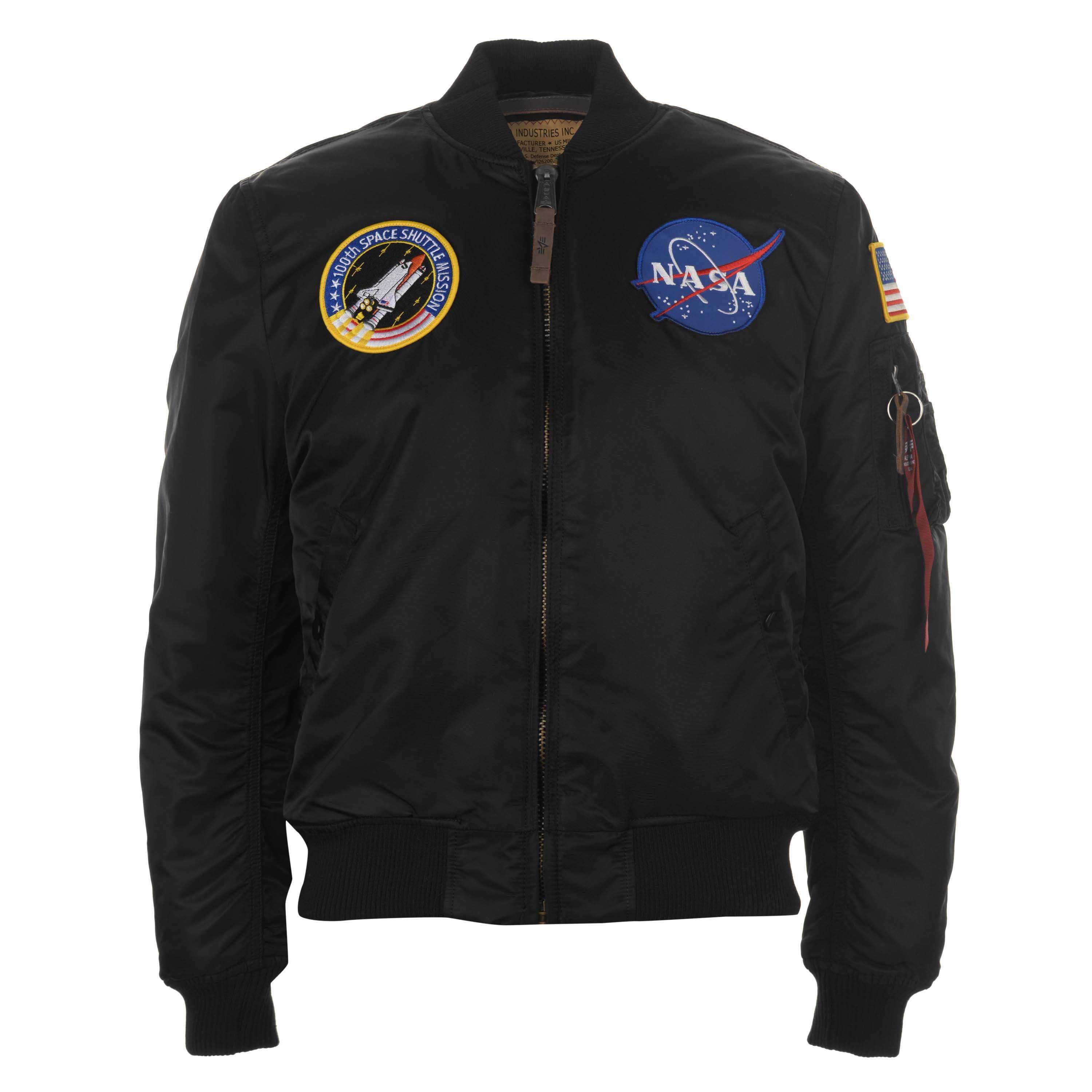 Alpha Industries Men's Ma Vf Nasa Long Sleeve Bomber Jacket