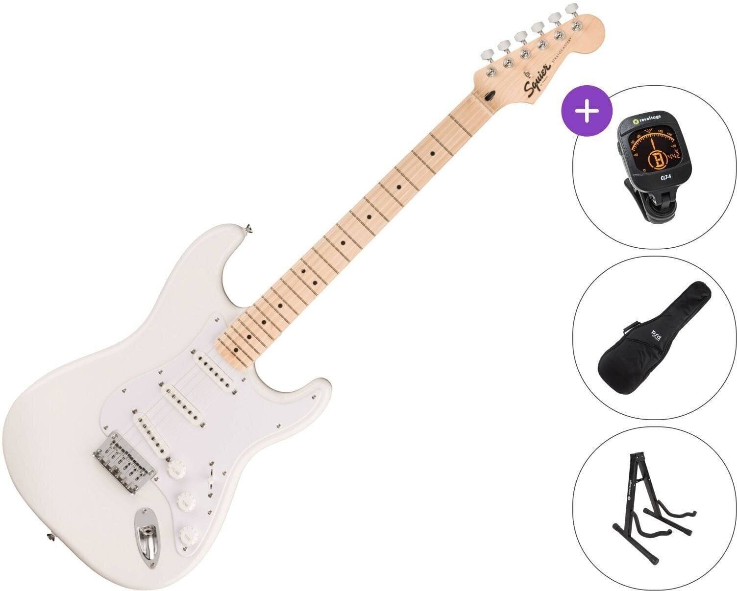 Fender Squier Sonic Stratocaster HT MN SET Arctic White Elektriska gitarrer