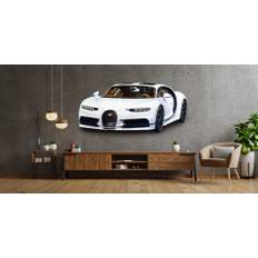 Wallsticker – Bugatti / Hvid