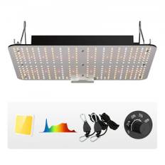 VEVOR LED Grow Light, 150 W Fuldspektrum Dæmpbar, Højtydende Samsung 2B1B Diodes Dyrkningslampe til indendørs planter Frøplante Veg og Bloom Drivhusdyrkning, Daisy Chain Driver til 3 x 3 ft Grow Telt