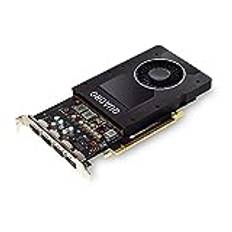 S26361-F2222-L204 - NVIDIA QUADRO P2000 5GB 5GB GDDR5, 160-bitars, PCI Express 3.0 x16, CUDA 1024, 4x DP 1.4, 75W (renoverad)