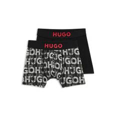 Kids' two-pack of boxer briefs in stretch cotton