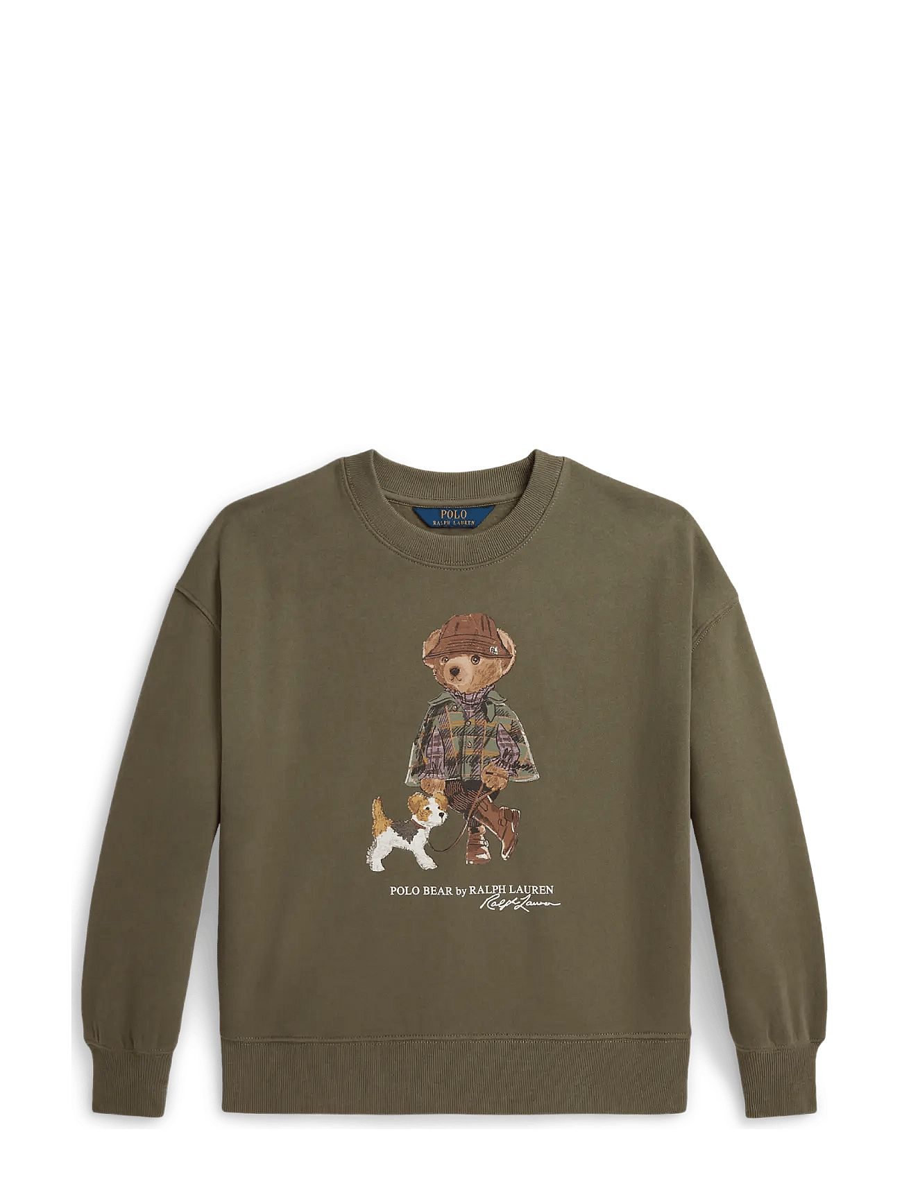 Ralph Lauren Kids Polo Bear Fleece Sweatshirt - Khaki green - S