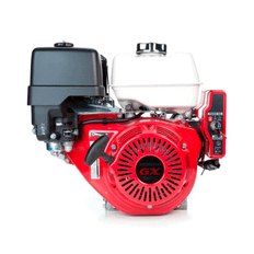 GX390 Honda benzin motor med 25mm aksel, el-start, oliealarm, 1A lade spole og ekstra dæmpet lydpotte