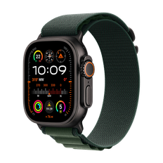 Apple Watch Ultra 2 Black LTE 49mm Titan Alpine Loop S - Dark Green