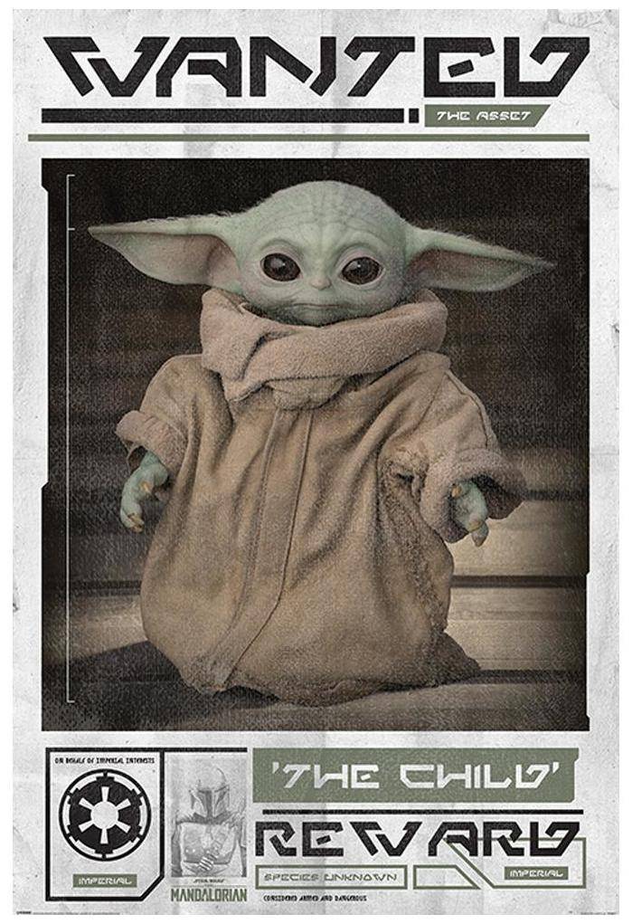 Star Wars The Mandalorian Poster Wanted The Child