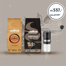 Pakketilbud Lavazza Kaffekværn pakke