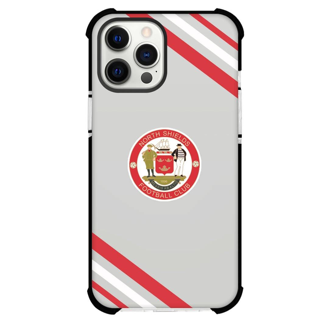 North Shields Football Club Phone Case For iPhone Samsung Galaxy Pixel OnePlus Vivo Xiaomi Asus Sony Motorola Nokia - North Shields Football Club Large Logo With Stripe.