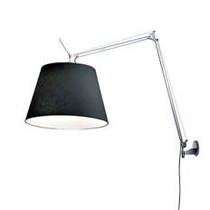 Tolomeo Mega Væg Ø42 Alu/Sort