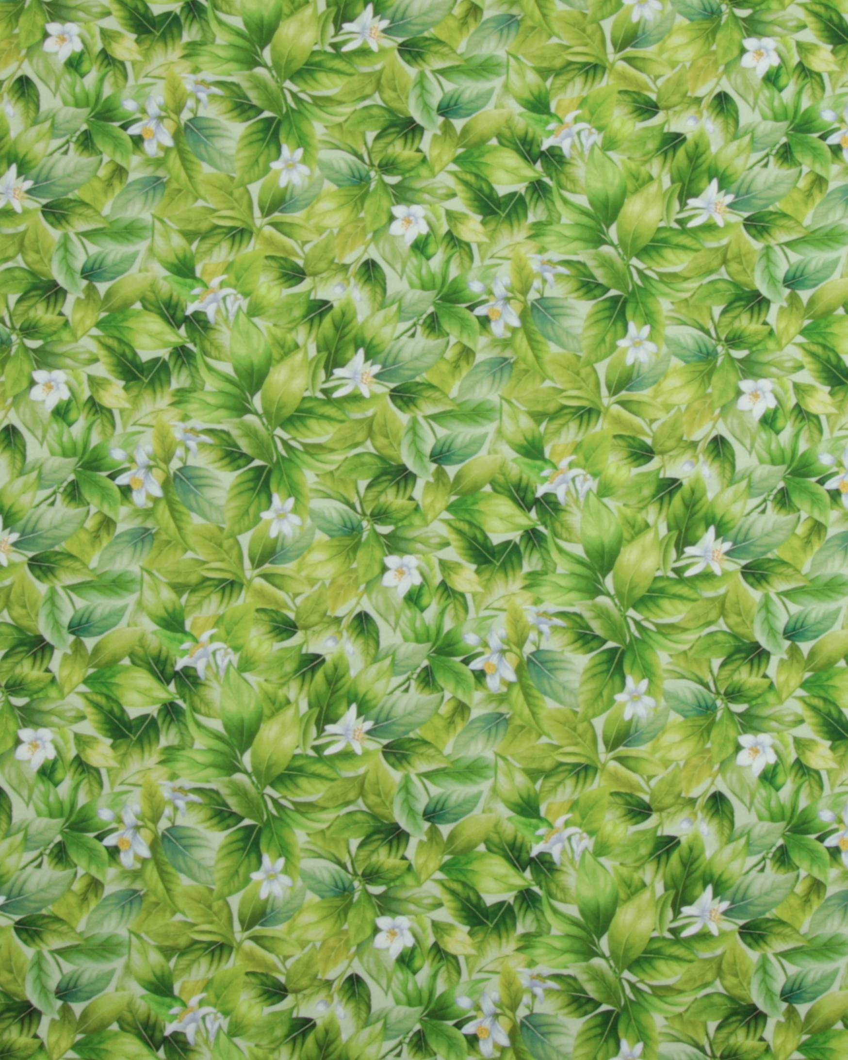 Fruit, blade og blomster - Patchwork - 100% Bomuld