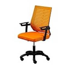 High-Back Swivel Computer Chair Adjustable Height Mesh Ergonomic Office Chair One-Piece Armrest for Study Bedroom Bearing Capacity: 330 Pounds Dignified