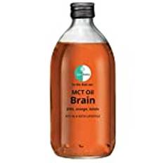 Go-Keto MCT Oil Brain, 500ml | MCT-olja C8/C10 med essentiell DHA & lutein, 100% kokosnötsolja, palmoljefri, | perfekt för keto-diet, fungerar som antioxidant | vegan, low carb