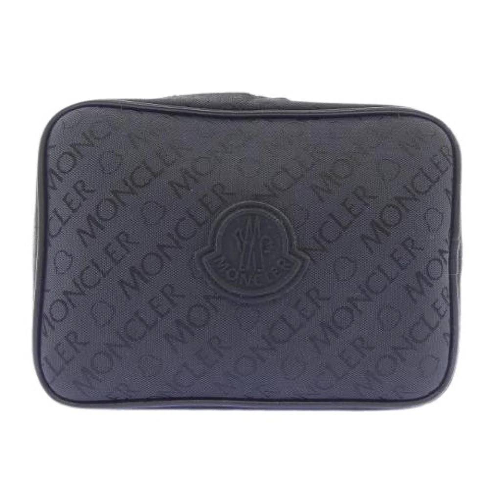 Moncler Pre-owned Pre-owned Skuldertaske - Vintage - Dame - Blå - ONE SIZE - Uld