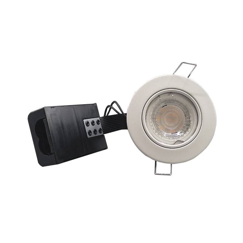 Pro indbygningsspot m 5W LED pære 3000K - Mat hvid