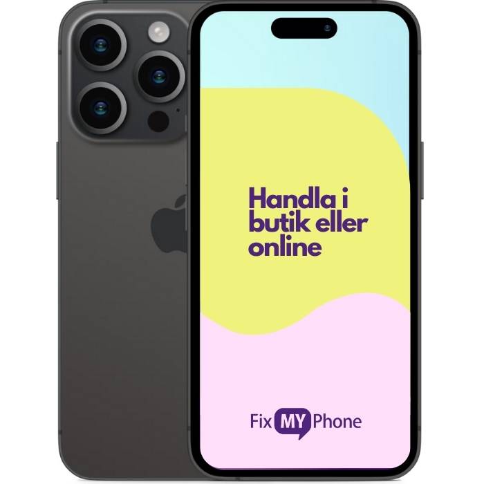 iPhone 15 Pro Begagnad Svart 256 GB Klass B