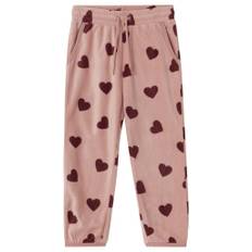 Kuling Northpole Återvunna Hjärtmönstrade Fleecebyxor Syrenlila 98 cm  Rosa  98 cm  Unisex