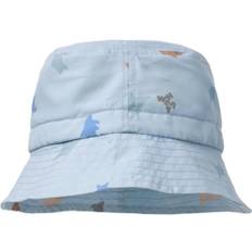 Wheat Bøllehat Tilo Stl. 3-5y/52-53cm unisex - Solhatt Från Magasin - Soft Blue Sea Life (3-5y/52-53cm)