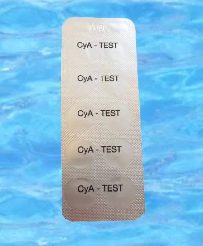 Test tablett CyA för "Scuba ll/SmartTest/PoolLab 2.0" 10st/karta