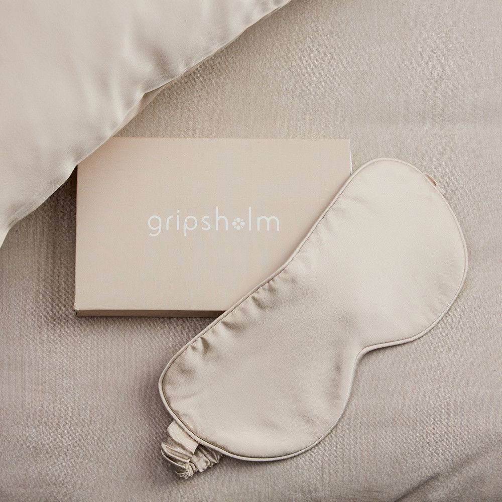 Sovmask Champagne Siden 24x11 cm - Gripsholm